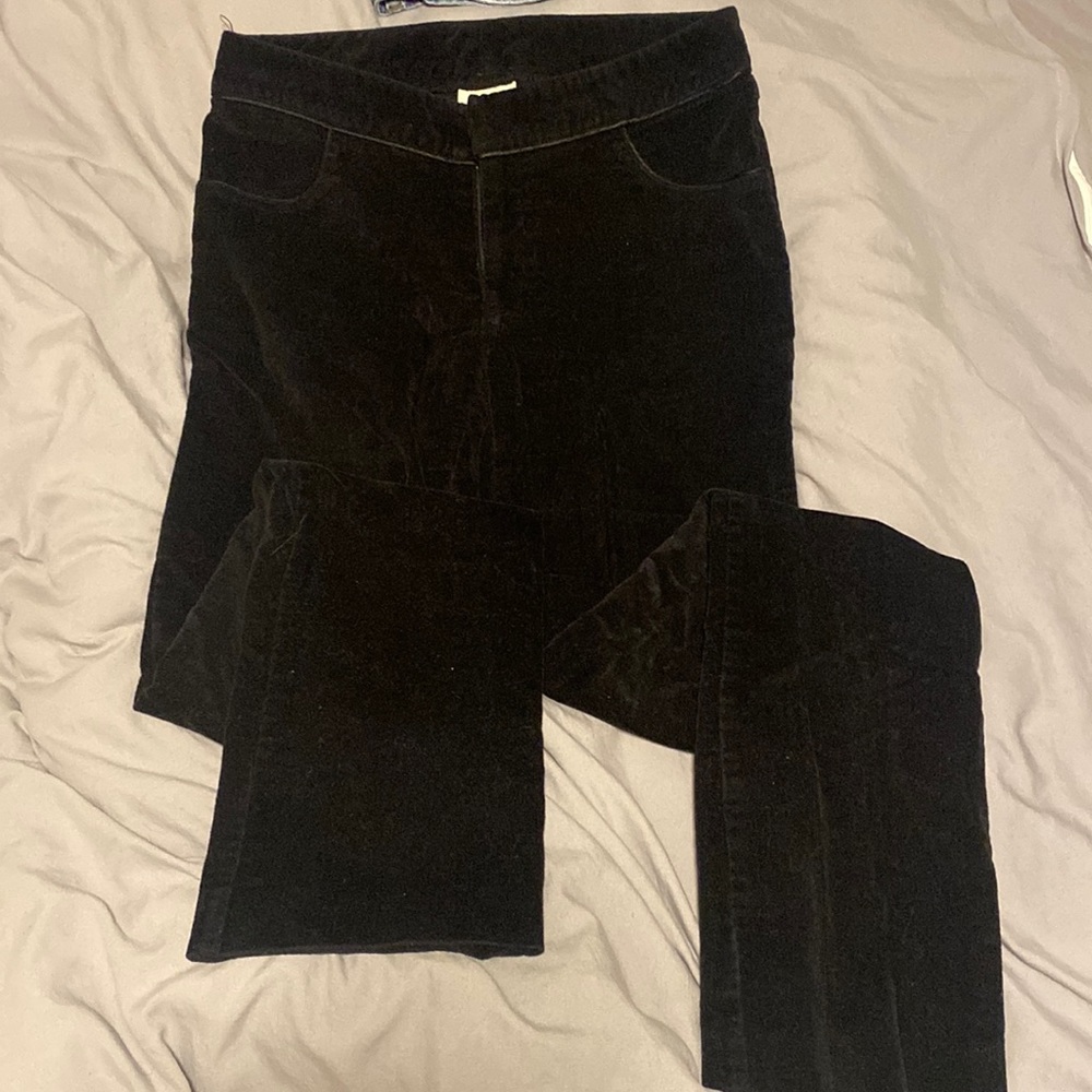 Corduroy black pants